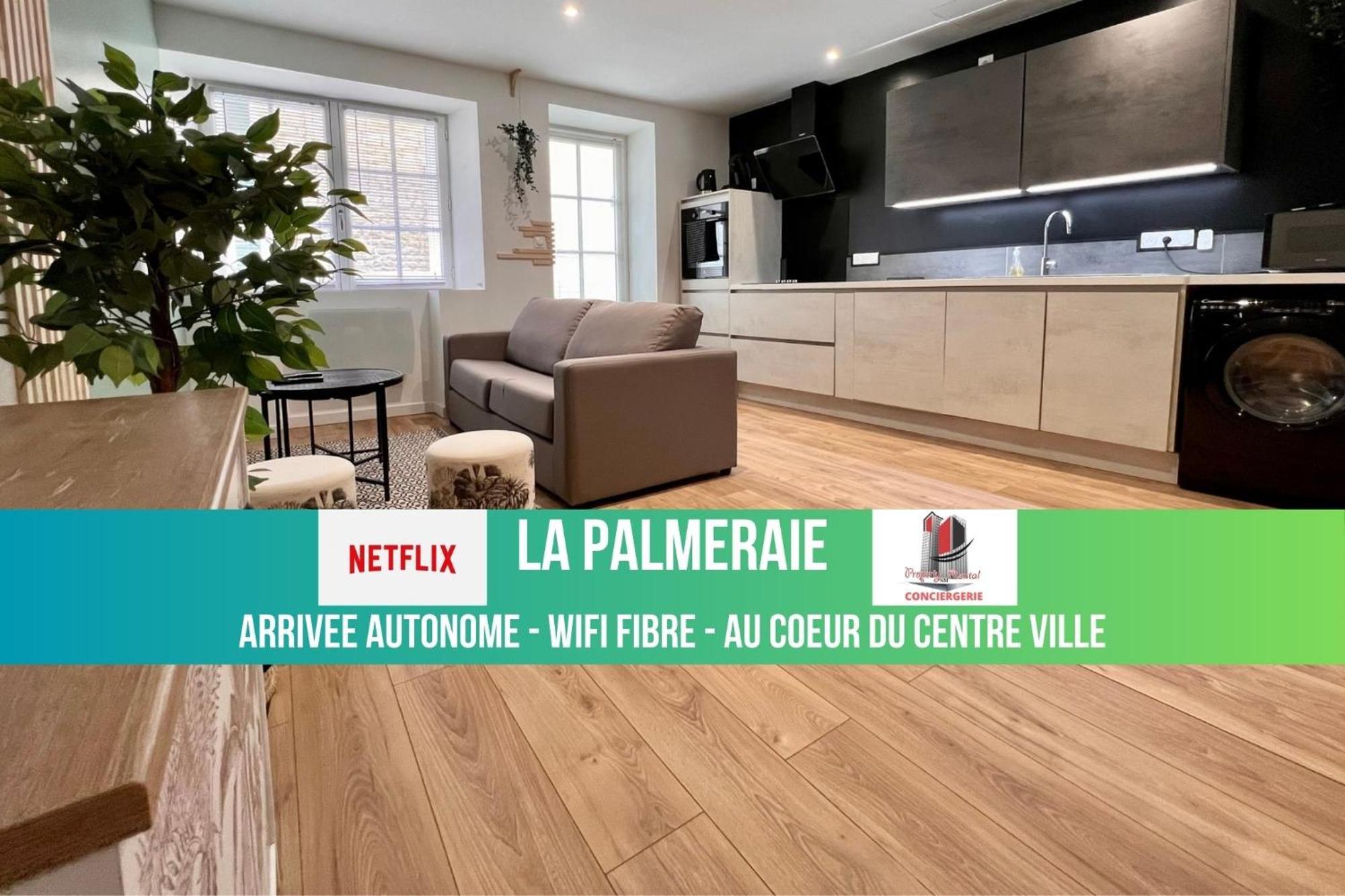 La Palmeraie -Wifi Fibre- Centre Ville -Property Rental Nm Fontenay-le-Comte Exteriér fotografie